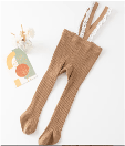 Knitted Baby Tights with Lace Suspenders - SOALSA