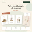 Adventni koledar aktivnosti 4–8 let s kuvertami | PDF