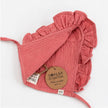 Vintage Pink Baby Muslin Bonnet