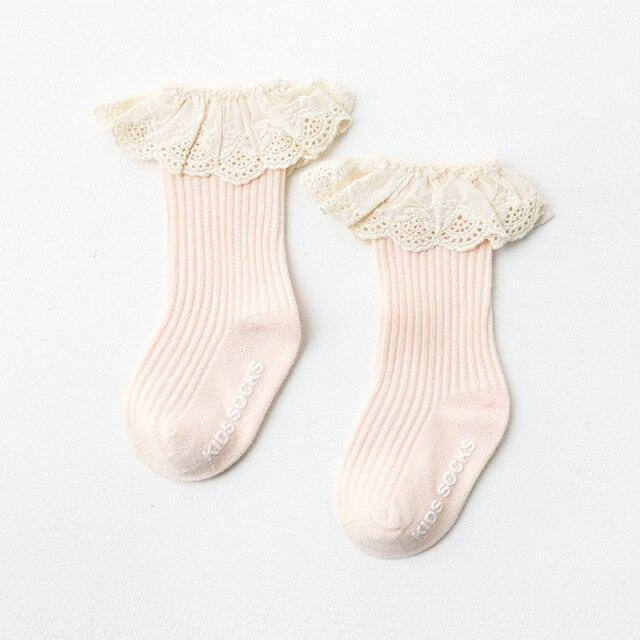 Soft & Elegant Frilled Lace Socks - SOALSA